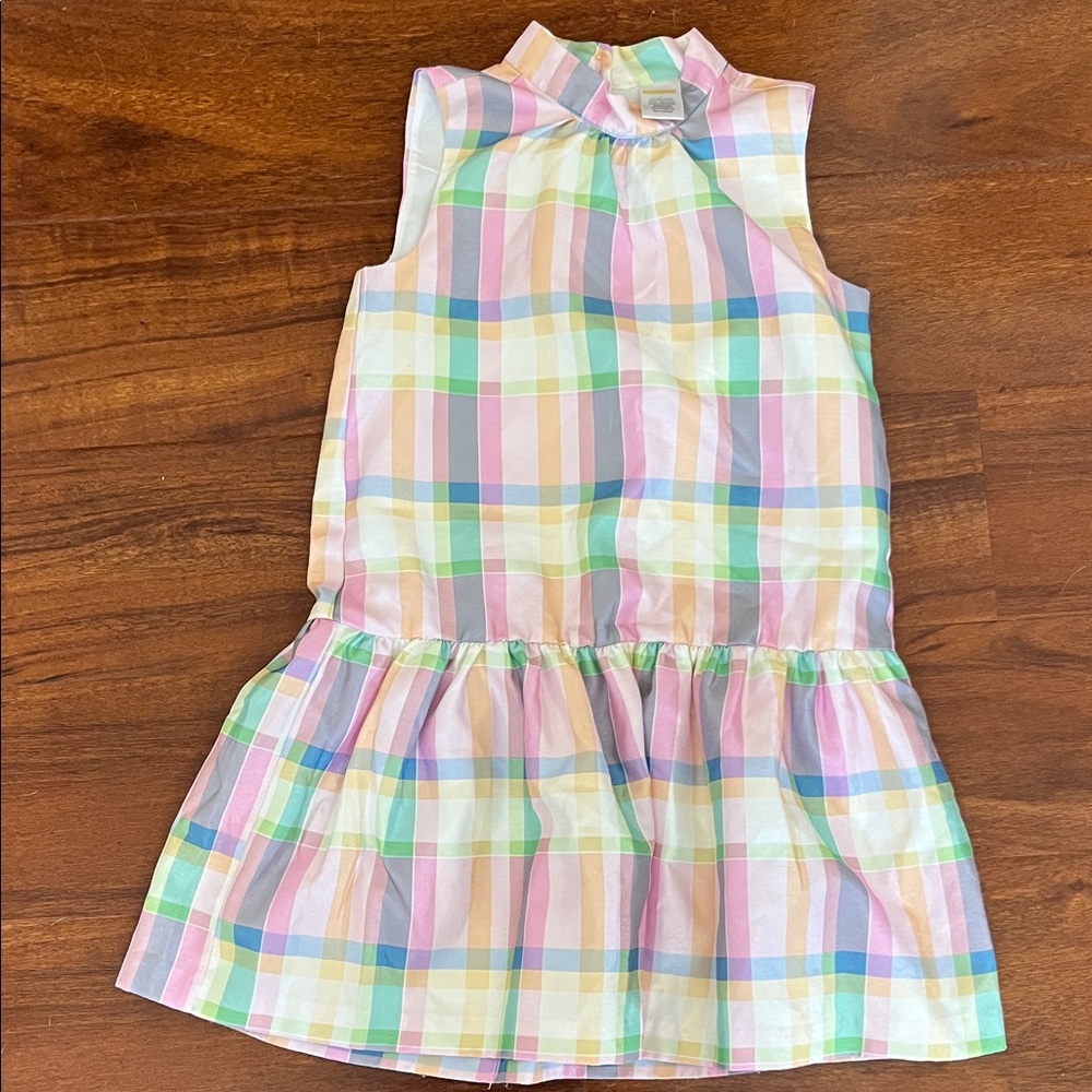 Gymboree Pastel Plaid Sleeveless Dress